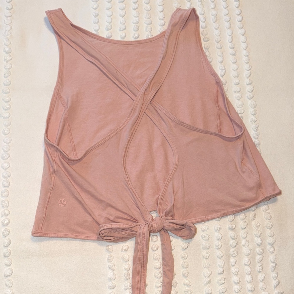 Lululemon Dusty Rose Strappy-Back Tank Top